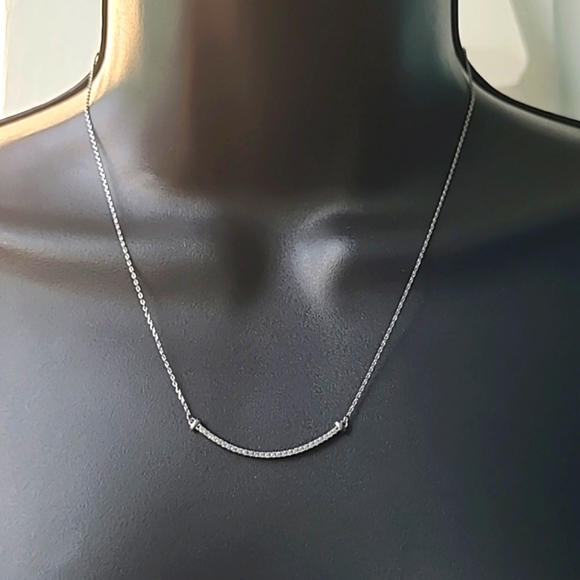 Adornia Silver Crystal Necklace | NWOT - Picture 4 of 5